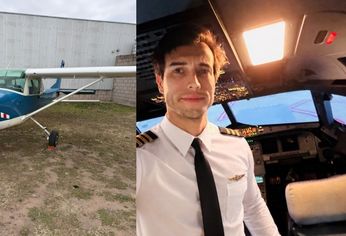 La joven que acompañaba a Leandro Bertazzo aseguró que el instructor se arrojó del avión durante la práctica.