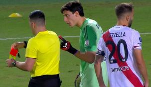 Beltrán fue expulsado a 5 minutos de finalizar el encuentro.&nbsp;