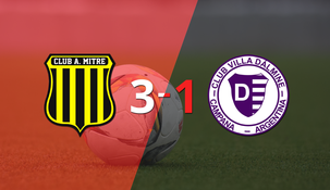 doblete de david romero neyra en el triunfo 3-1 de mitre (se) frente a villa dalmine doblete de david romero neyra en el triunfo 3-1 de mitre (se) frente a villa dalmine