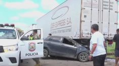 El accidente en la frontera con Asunción. El accidente en la frontera con Asunción.