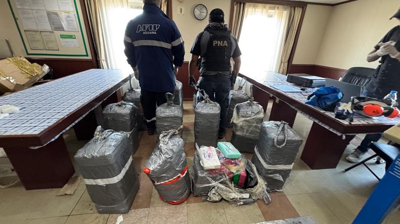 La droga se encontraba en bolsos