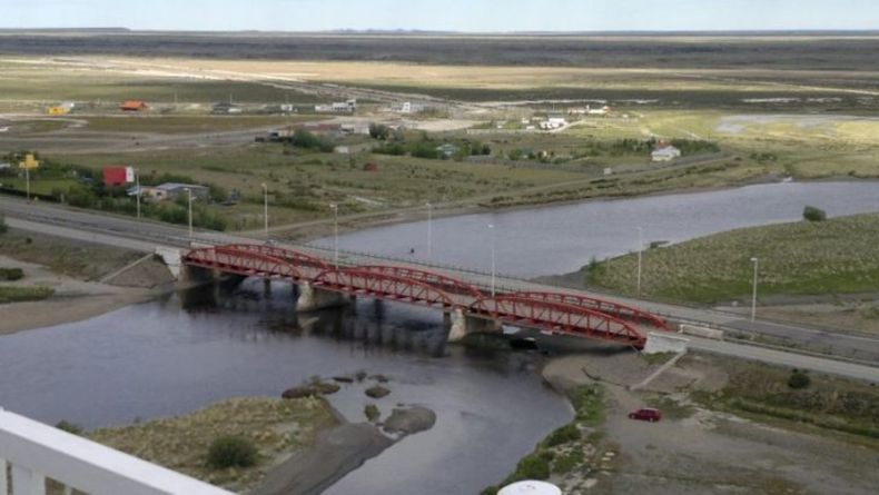 El puente de Güer Aike, a unos siete kilómetros del sitio donde los chicos habían sido vistos por última vez.