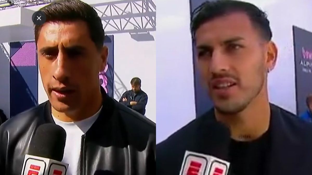 Leandro Paredes y Miguel Merentiel, presentes en la exhibición de Franco Colapinto