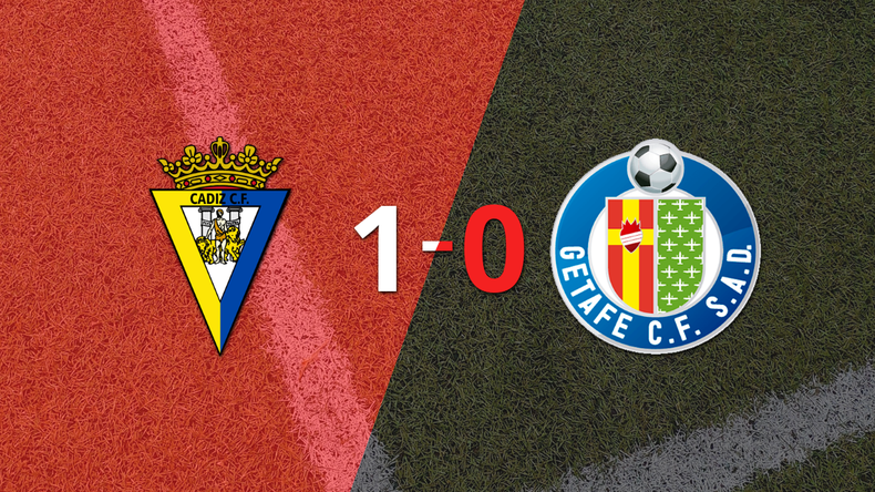 A Cádiz le alcanzó con un gol de penal para derrotar a Getafe en el Estadio Nuevo Mirandilla