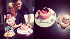 Wanda Nara y Mauro Icardi festejaron el primer mes de Francesca a todo trapo Wanda Nara y Mauro Icardi festejaron el primer mes de Francesca a todo trapo