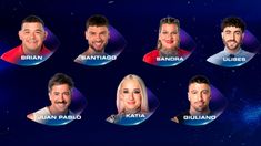 Brian, Santiago, Sandra, Ulises, Juan Pablo, Katia y Giuliano, en la cuerda floja. Brian, Santiago, Sandra, Ulises, Juan Pablo, Katia y Giuliano, en la cuerda floja.