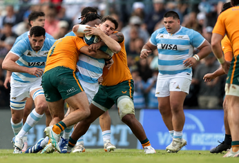 El seleccionado de Felipe Contepomi siempre corrió de atrás y no logró vencer a los Wallabies.