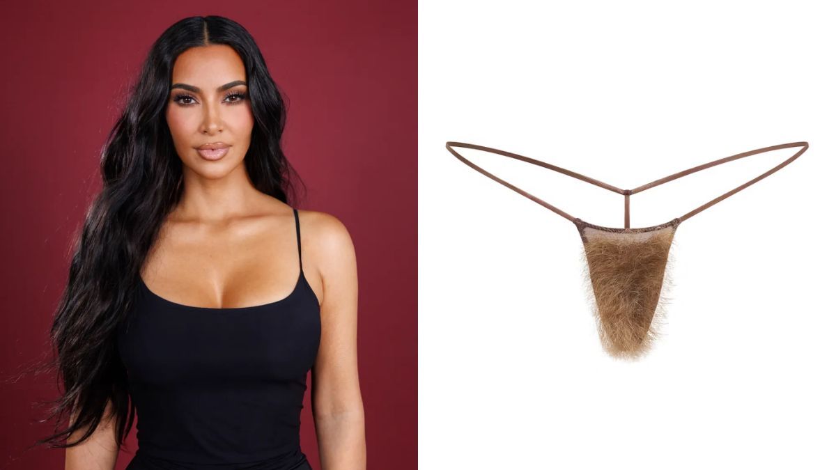Kim Kardashian lanzó ropa interior con vello púbico: se agotó en menos de 24 horas