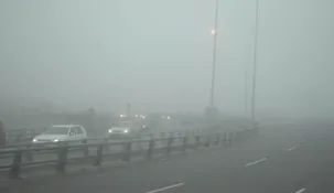 El alerta por nieblas estará vigente todo el domingo.
