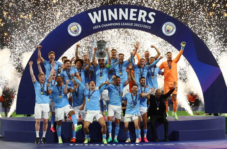 City vence Champions League e fatura 81,3 mi de euros