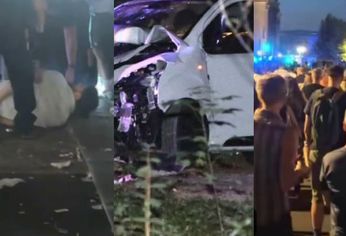 La policía desplegó un masivo operativo y busca al conductor, quien habría huido a pie tras el impacto.