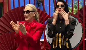 Meryl Streep y Anne Hathaway en México. Meryl Streep y Anne Hathaway en México.