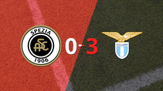 lazio gano y goleo en su visita a spezia
