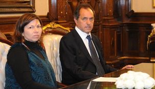 Batakis, junto a Scioli durante su etapa como gobernador.