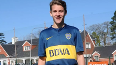 Facund Colidio en sus comienzos en Boca.
