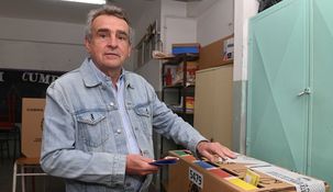Agustín Rossi emitió su voto en Rosario en las elecciones generales de Santa Fe.