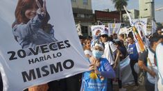 La militancia volvió a copar las calles. La militancia volvió a copar las calles.