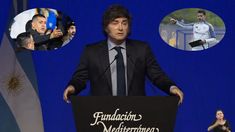 Milei descalificó a Gago y criticó la gestión de Riquelme: Si siguen así, voy a poder volver a la cancha