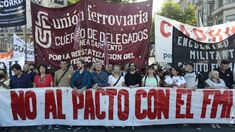 La marcha encabezada por Nicolás del Caño y Myriam Bregman La marcha encabezada por Nicolás del Caño y Myriam Bregman