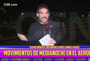 C5N lideró el rating con la cobertura de la fuga de Bolsonaro.