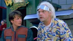 Marty McFly y el doc Brown se reencontraron.