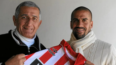 Juan Sebastián Verón y su madre. Juan Sebastián Verón y su madre.