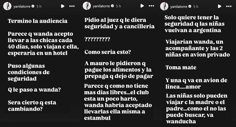 Yanina Latorre anticipó el acuerdo de Wanda e Icardi.