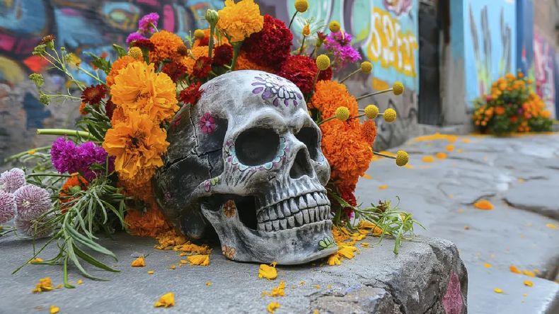 El Día de Muertos: una tradición mexicana adoptada por los estadounidenses.