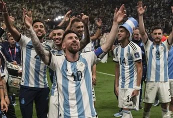C5N | Selección argentina Lionel Messi festejos Mundial Qatar 2022