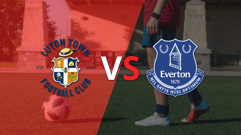 Luton Town logró sacar el empate de local frente a Everton