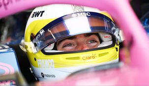 Franco y su flamante estreno en el Gran Premio de Estados Unidos. Franco y su flamante estreno en el Gran Premio de Estados Unidos.