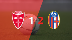 Victoria apretada de Bologna por 2-1 sobre Monza