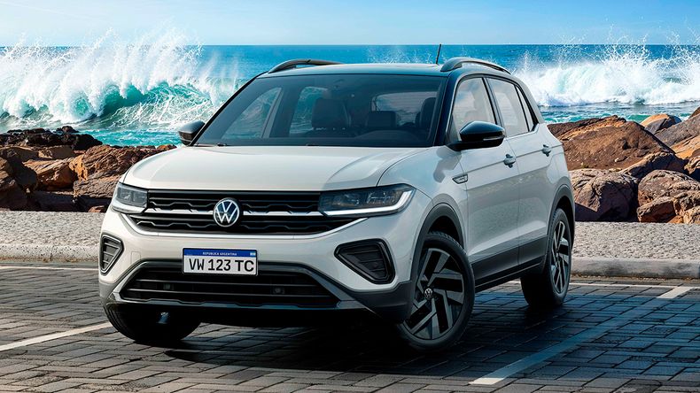 El frontal de T-Cross se renovó por completo.