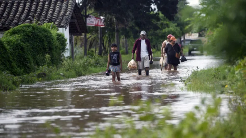 Bolivia sufre inundaciones.