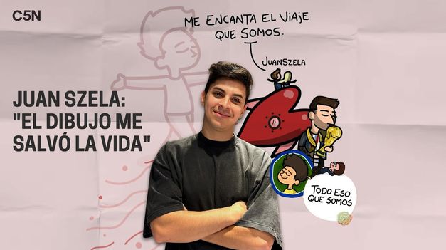 C5N | JUAN SZELA: DIBUJAR me SALVÓ la VIDA