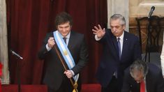 Milei saludó a Alberto Fernández