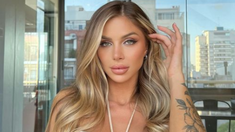 Romina Malaespina lució un look total black que es tendencia en temporada de verano Romina Malaespina lució un look total black que es tendencia en temporada de verano