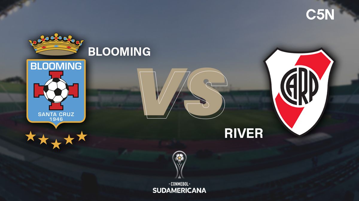 En su debut en la Copa Sudamericana, River juega con 10 jugadores a los 4' del partido y empata con Blooming en Bolivia