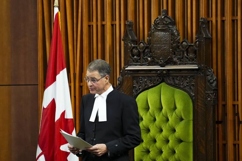 Renunció el Presidente del Parlamento de Canadá.&nbsp;