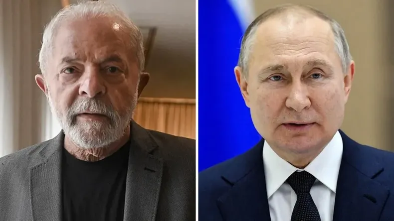 Lula Da Silva y Vladimir Putin