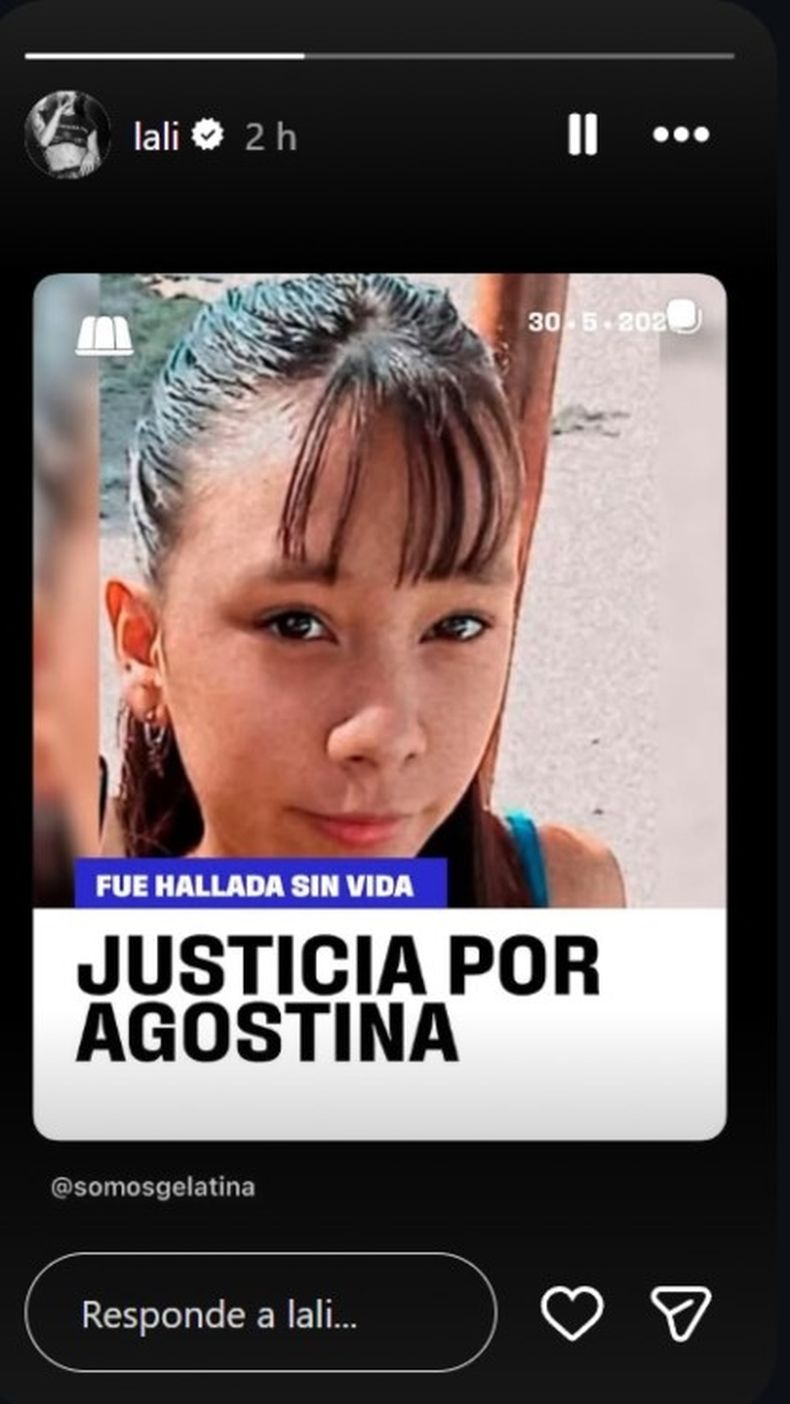 Lali Espósito en redes