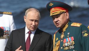 Vladimir Putin y Serguéi Shoiug.