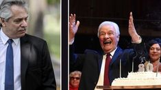 Alberto Fernández y Héctor Larrea Alberto Fernández y Héctor Larrea