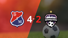 independiente medellin se hace fuerte de local y se impone 4-2 ante metropolitanos