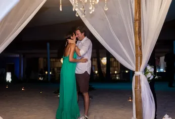 La propuesta de casamiento de Roberto García Moritán a Pampita en un hotel en Punta Cana. La propuesta de casamiento de Roberto García Moritán a Pampita en un hotel en Punta Cana.