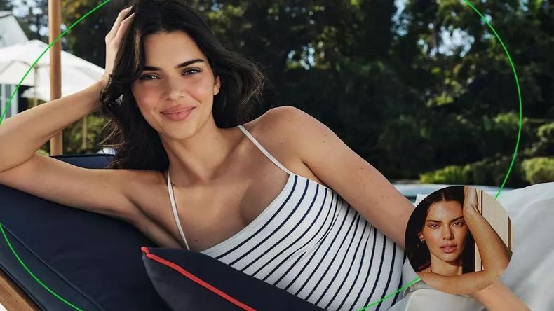 La modelo protagonizó la nueva campaña digital de Calzedonia.