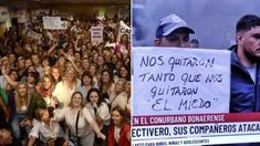 El llamativo cartel que apareció en la marcha por el asesinato del colectivero y en un acto de Bullrich El llamativo cartel que apareció en la marcha por el asesinato del colectivero y en un acto de Bullrich