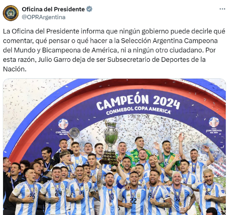 La publicaci&oacute;n de la Oficina del Presidente.