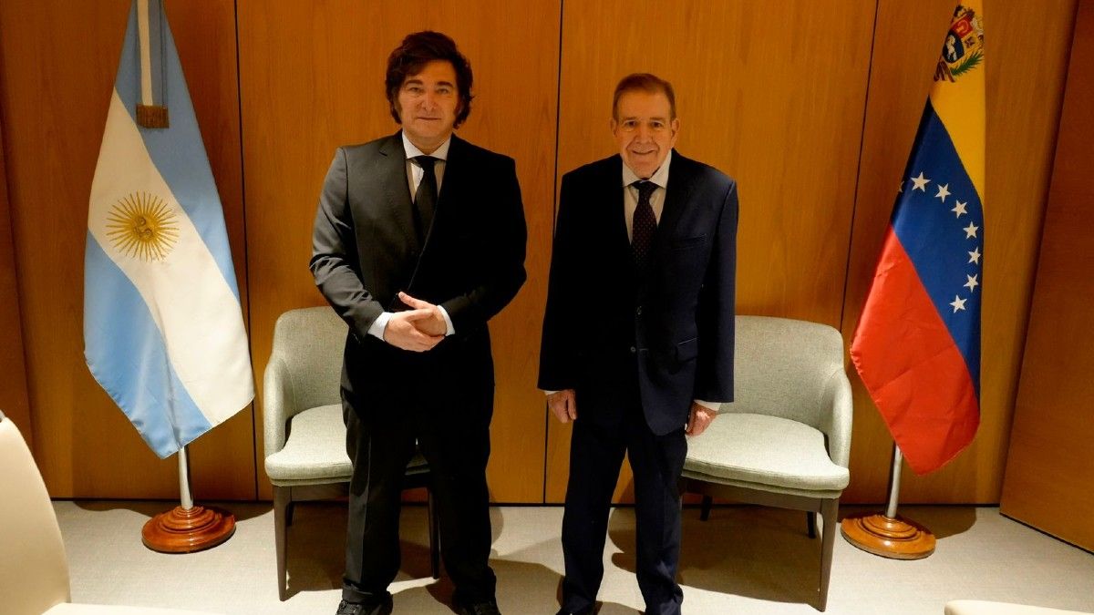 Milei se reúne con González Urrutia en Madrid