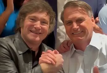 Javier Milei defendió al expresidente de Brasil, Jair Bolsonaro.